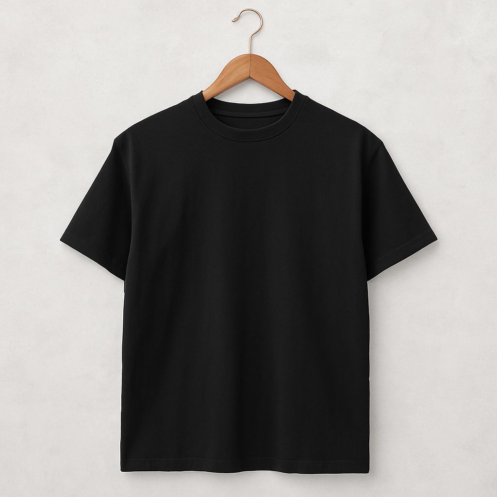 Camiseta 250GSM Soft Oversized Negro
