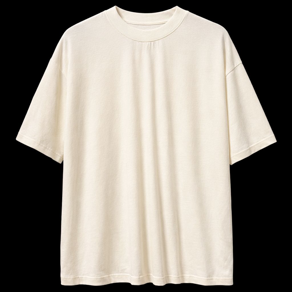 Camiseta 230GSM Spandex Hueso