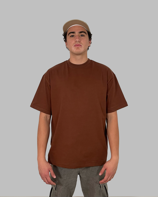 Camiseta 270GSM Oversized Chocolate