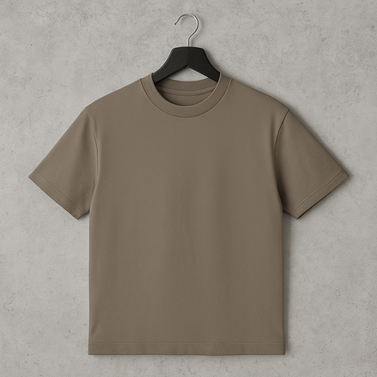Camiseta 290GSM Oversized Soft Caqui