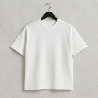 Camiseta 290GSM Oversized Blanca