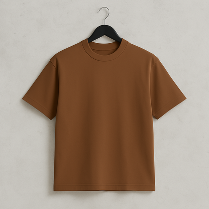 Camiseta 250GSM Oversized Camel