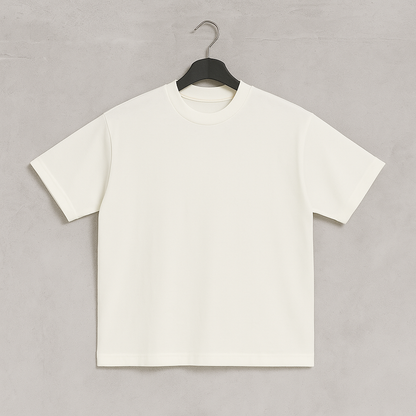 Camiseta 250GSM Oversized Vainilla