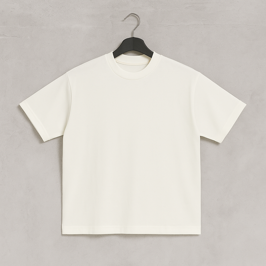 Camiseta 250GSM Oversized Vainilla