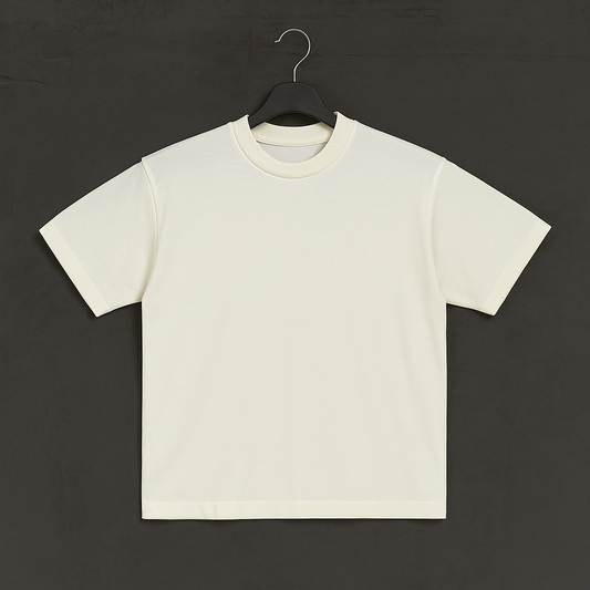 Camiseta 240GSM Oversized Off White