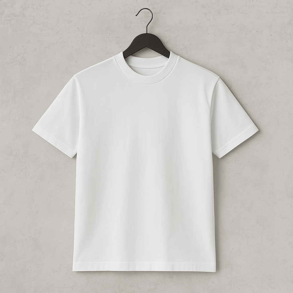 Camiseta 230GSM Oversized Spandex Blanco