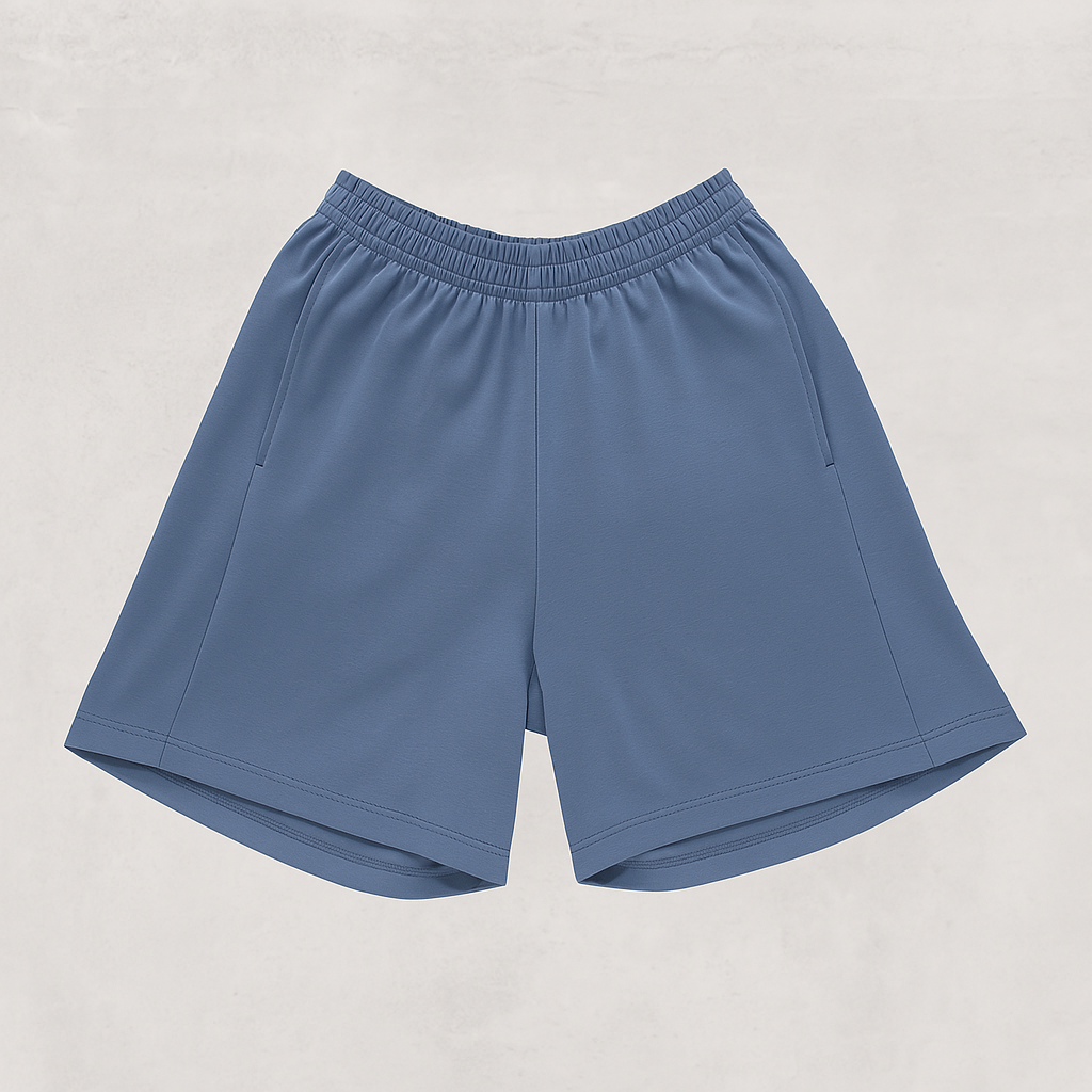 Short French Terry Azul Claro