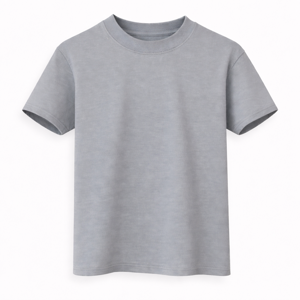 Camiseta 290GSM Oversized Soft Gris Claro
