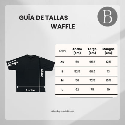 Camiseta 185GSM Waffle Gris