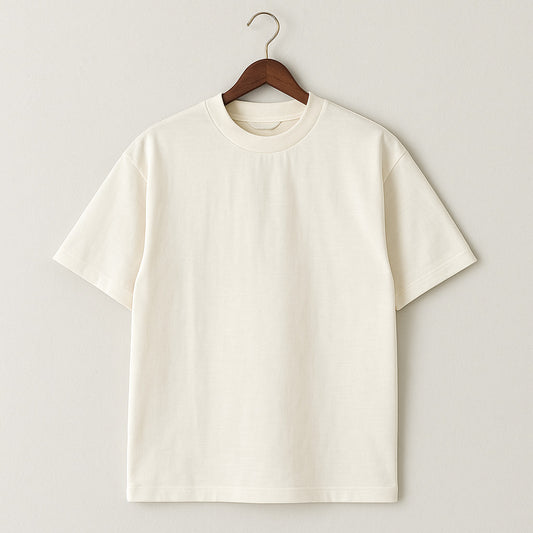 Camiseta 270GSM Oversized Marfil