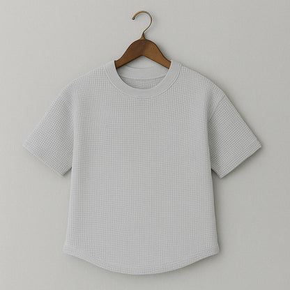 Camiseta 185GSM Waffle Gris