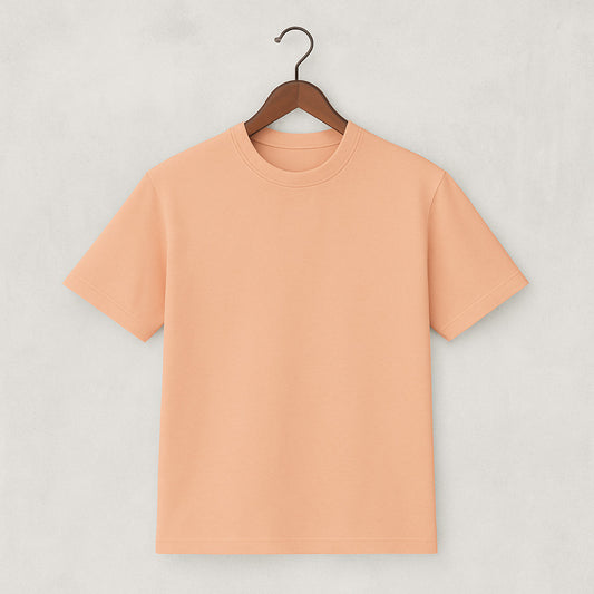 Camiseta 240GSM Oversized Durazno