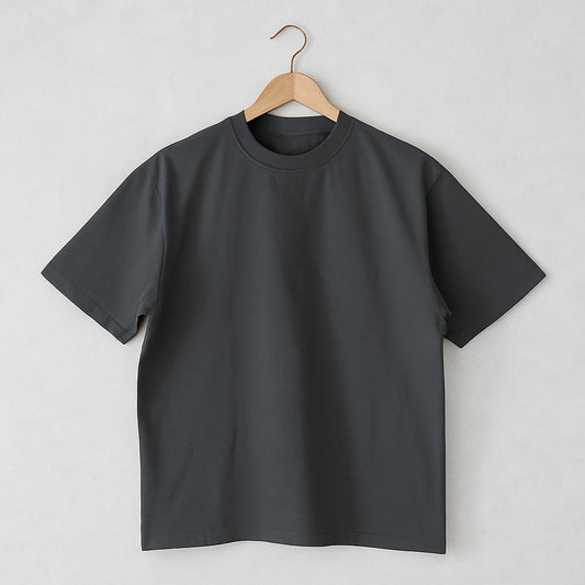 Camiseta 250GSM Oversized Gris Iron