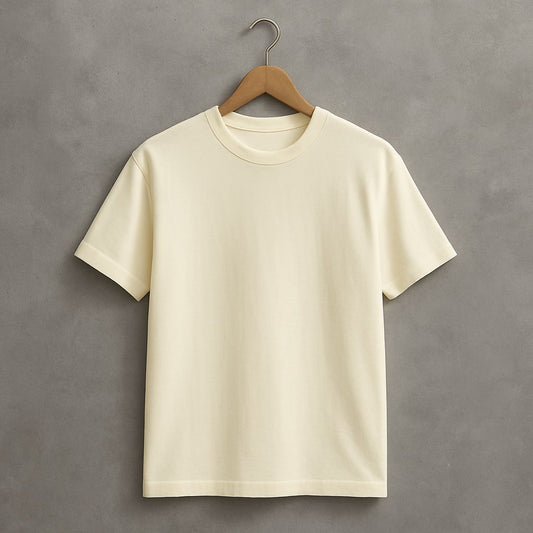 Camiseta 250GSM Soft Oversized Vainilla