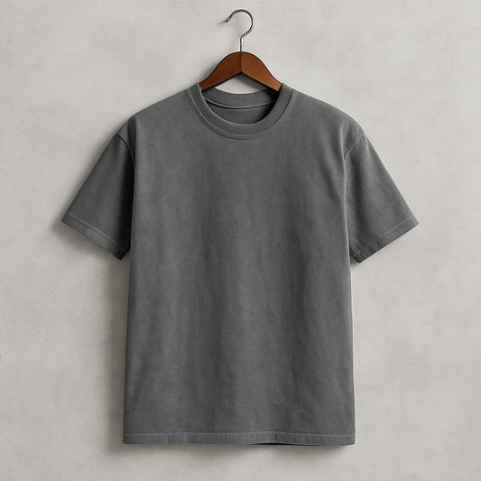 Camiseta 250GSM Oversized Color Pigment Gris
