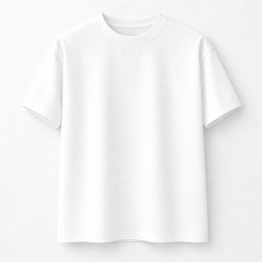 Camiseta 280GSM Oversized Blanca