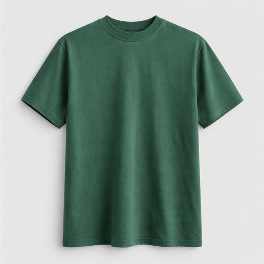 Camiseta 250GSM Oversized Pigment Verde