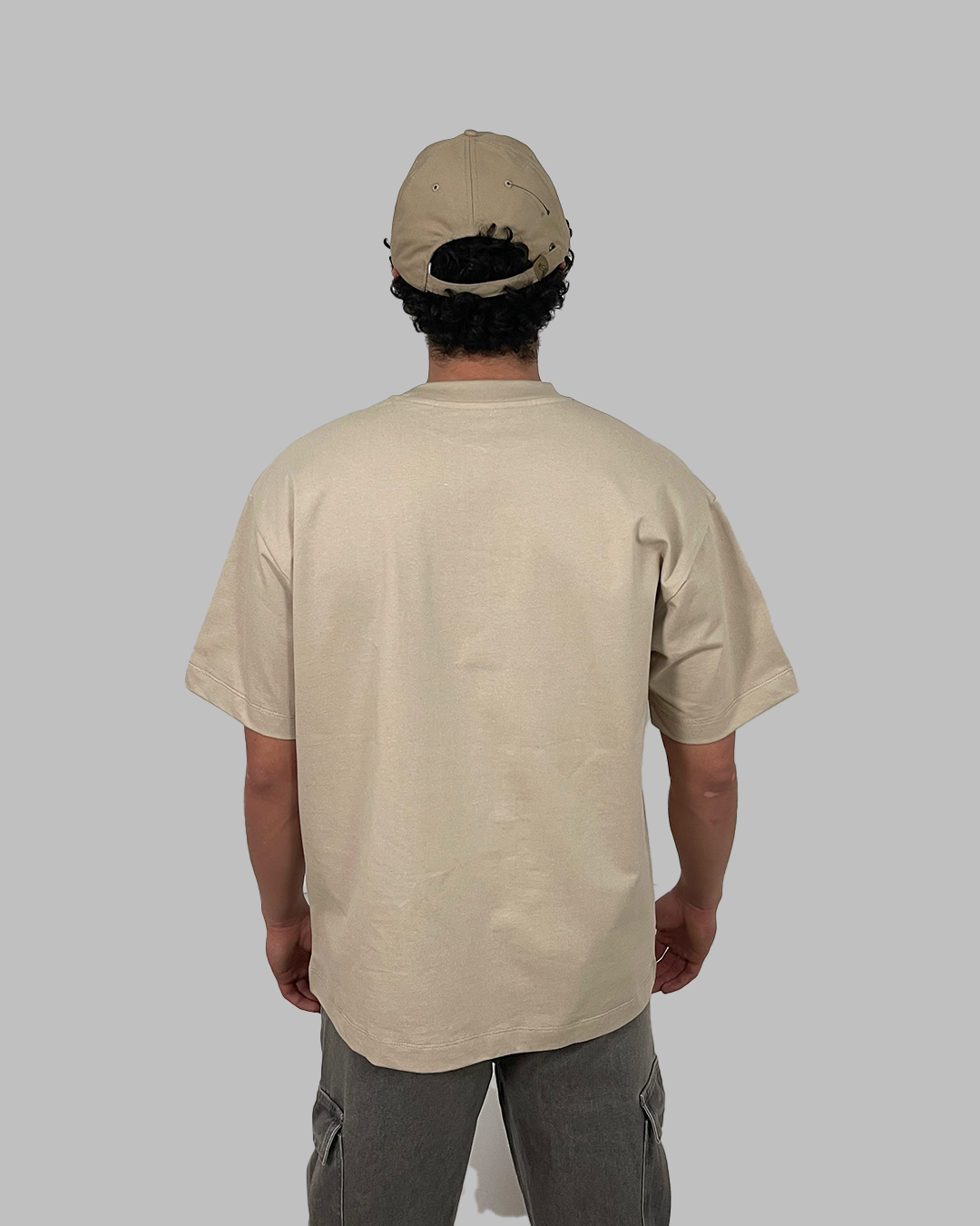Camiseta 290GSM Oversized Beige