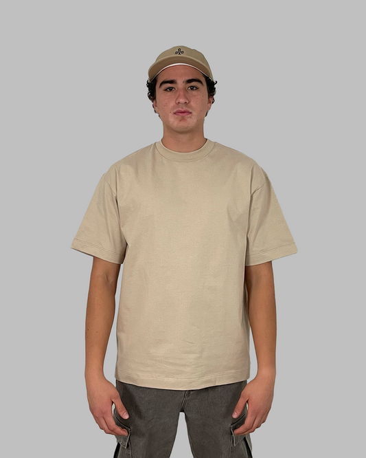 Camiseta 290GSM Oversized Beige