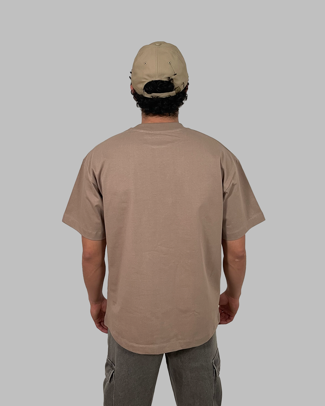 Camiseta 290GSM Oversized Soft Caqui