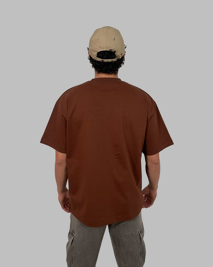 Camiseta 270GSM Oversized Chocolate