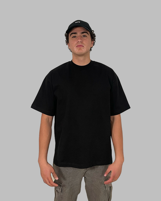 Camiseta 290GSM Oversized Negra